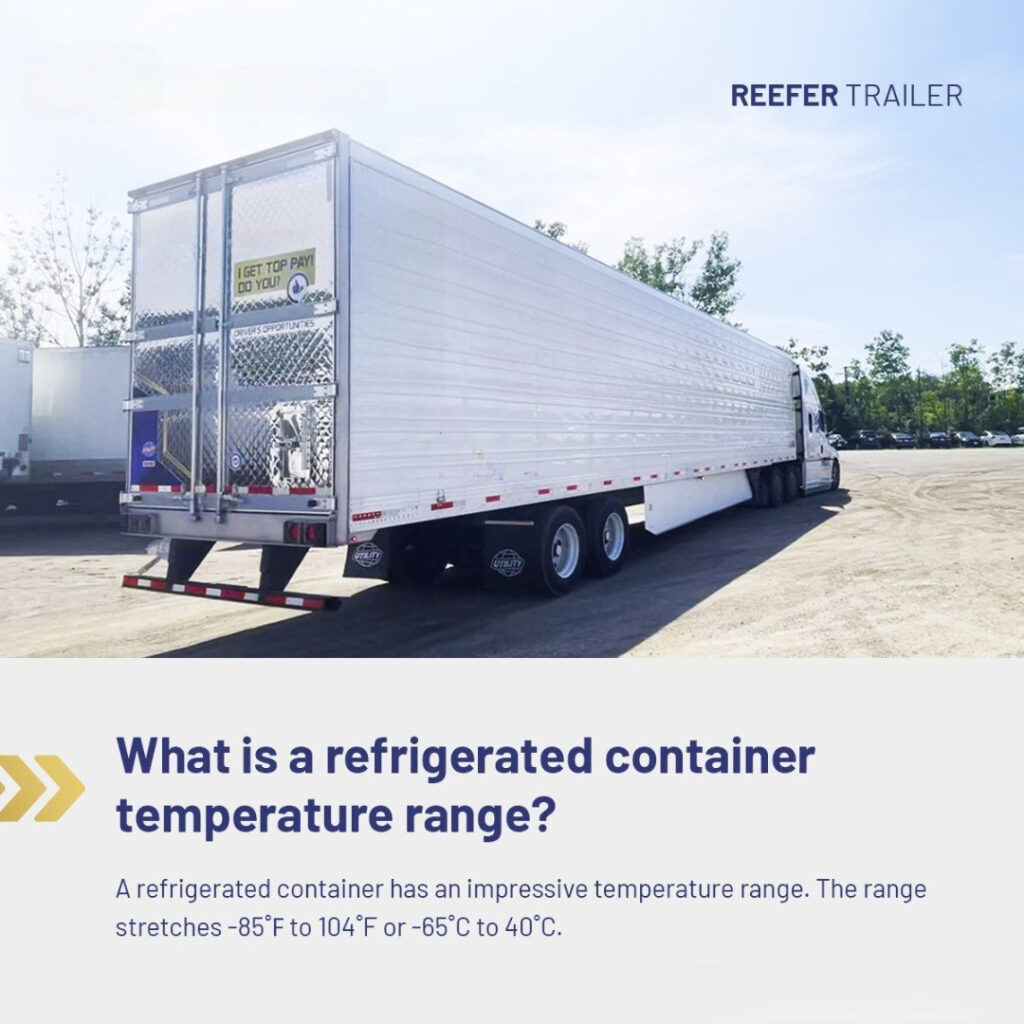 What is a Refrigerated Container Temperature Range?