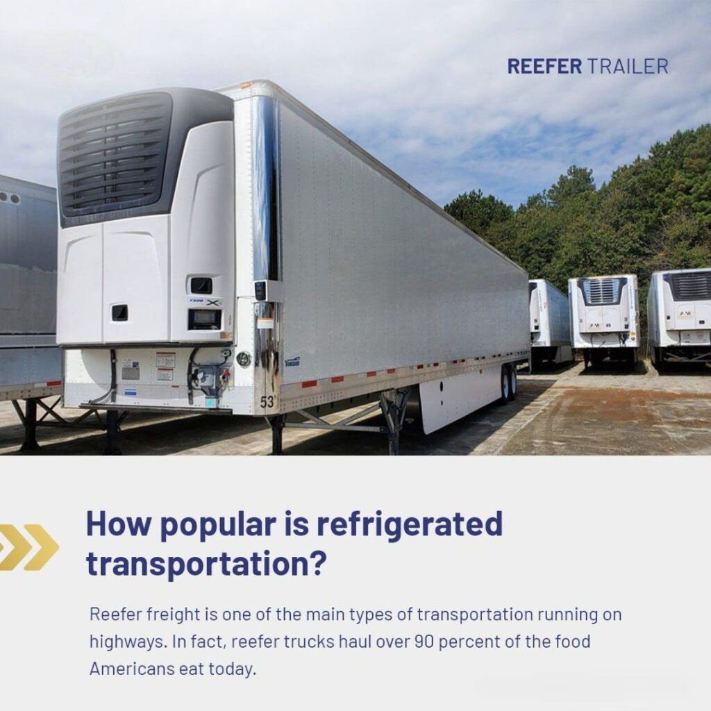 How popular is refrigerated transportation?