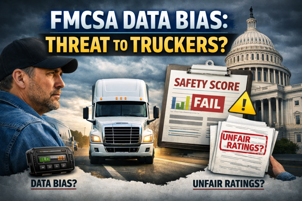 FMCSA data bias concerns for truckers