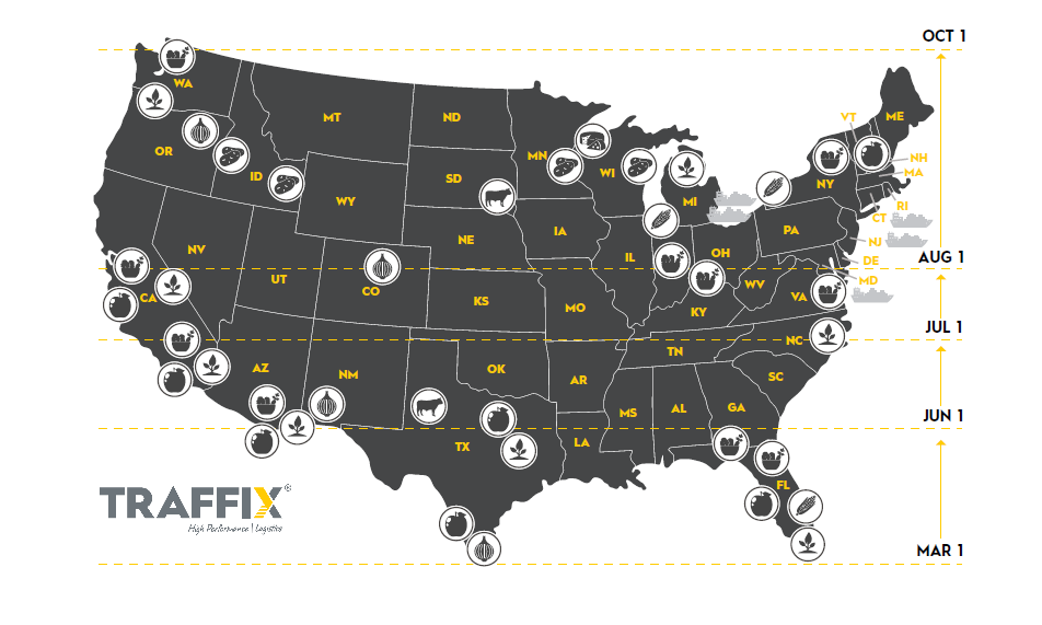 Reefer Seasonal Map